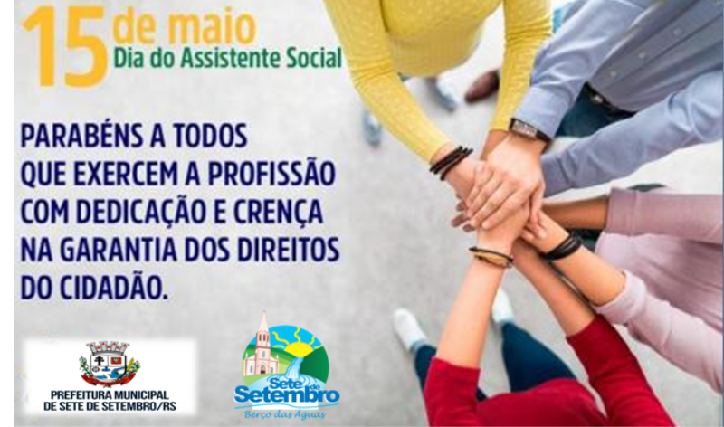15 DE MAIO: DIA DO ASSISTENTE SOCIAL
